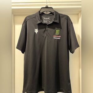 Fox Kawasaki / Pro Circuit Race Team performance polo men’s size Large